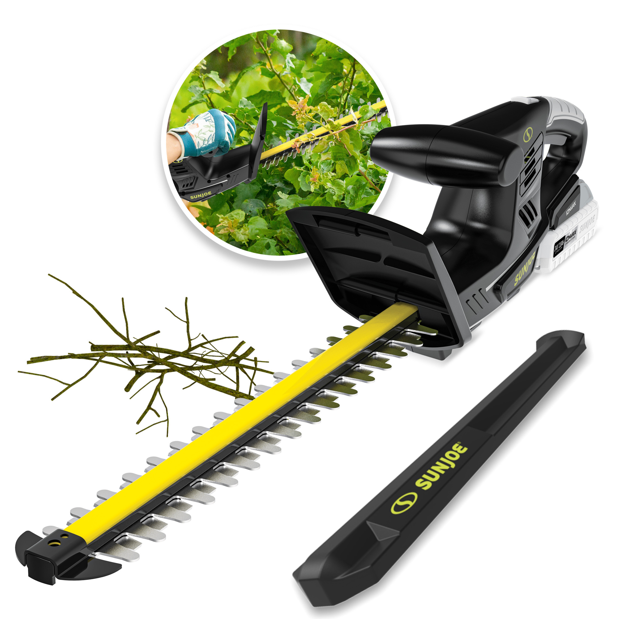 24V-HT18-LTE - 24V iON+18 In Cordless Handheld Hedge Trimmer 5/8" Cutting Capacity+ Quick Chgr